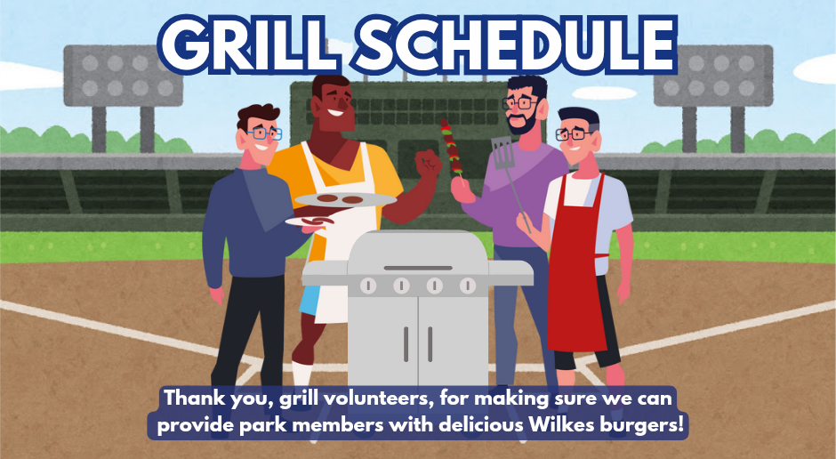 Grill Schedule Posted!